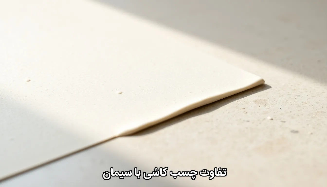 تفاوت چسب کاشی با سیمان